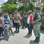 Pastikan Yalimo Aman dan Kondusif, Satgas Yonif Raider 142/KJ Gelar Sweeping Gabungan