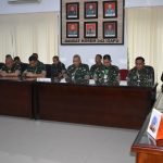 Korem 042/Gapu Terima Taklimat Awal Tim Post Audit Kodam II Sriwijaya
