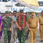 Danrem 131/Santiago Kunjungi Kepulauan Sitaro, di Sambut Wakil Bupati