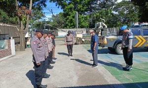 Apel Pagi Polsek Jawilan Polres Serang, Sebagai Bentuk Komunikasi Pimpinan dan Anggota