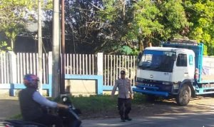 Wujudkan Kamseltibcar Polsek Jawilan Gelar Strong Point Pagi, Ini Pesan Kapolsek