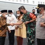 Pangdam XIII/Merdeka Sambut Kedatangan Wakil Presiden RI di Provinsi Gorontalo
