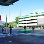 Kapoksahli Pangdam II/Swj Pimpin Upacara Bendera 17an