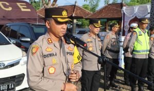 Antisipasi Lonjakan Kendaraan, Kapolres Jembrana Gelar Apel Personil di Pos Pam Cekik sampai Gilimanuk
