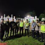 Prajurit Kodim 0416/Bute Bersama Personel Kepolisian Amankan MTQ Tingkat Kecamatan