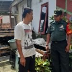 Lewat Komsos, Babinsa Sukamulya Beri Himbauan dan Motivasi ke Pembudidaya Ikan Betok