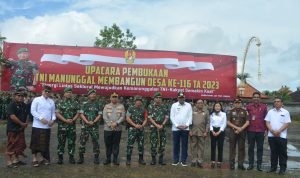 Pembukaan TMMD ke 116 T.A 2023 di Desa Siangan, Wujud Kemanunggalan TNI-Rakyat