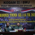 Kasdam II/Sriwijaya Ikuti Rakornis TMMD ke-116 TA 2023