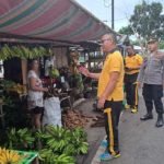 Jumat Curhat, Bakudapa Bersama Polres Bitung di Pasar Sagerat