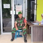 Babinsa Serda Otong Hadiri Rapat FKP di Kantor Lurah Sialang