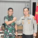Danrem 044/Gapo Terima Kunjungan Silaturahmi Kapolrestabes Palembang