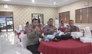 Kanit Binmas Polsek Jawilan Polres Serang Mengikuti Apel Deklarasi Polisi RW Polda Banten