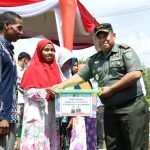 Kasiter Korem 044/Gapo Hadiri Pembukaan TMMD ke-116 Kodim Palembang