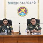 Danrem 044/Gapo Sambut Kunjungan Tim Post Audit Itjenad