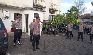 Gelar Konsolidasi, Kapolsek Denpasar Barat Apelkan Polisi Banjar