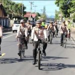 Kapolres Pimpin Patroli Bersepeda, Beri Imbauan Soal Keselamatan Berkendara