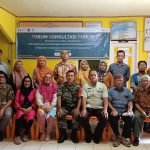 Babinsa Lebung Gajah Hadiri Rapat FKP Pendataan Awal Regsosek