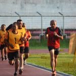 Ukur Kemampuan, Prajurit dan PNS Korem 043/Gatam Ikuti Samapta Periodik I TA 2023