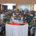 Danrem 044/Gapo Ikuti Apel Komandan Satuan Tersebar Kodam II Sriwijaya