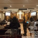 Babinsa Koramil 418-06/Kamboja Monitoring Ibadah Kenaikan Isa Almasih