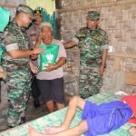 Gelar Baksos, Dandim 0421/LS: TNI AD Harus Hadir di Tengah-tengah Kesulitan Rakyat