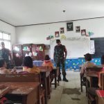 Tumbuhkan Jiwa Patriotisme, Babinsa Koramil 418-03/Plaju Beri Wasbang ke Siswa SD