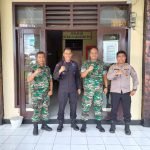 Jalin Sinergitas, Danyonif 144/JY Beraama Danki Brimob Silaturahmi ke Polsek Curup