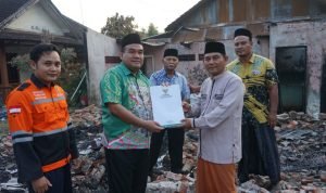 Bupati Blora Serahkan Bantuan ke Ponpes Fatimah Az-Zahra Randublatung Yang Alami Kebakaran