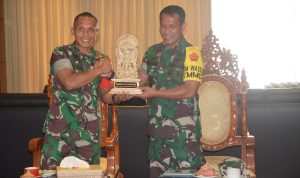 Dandim 1616/Gianyar Sambut Kedatangan Tim Wasev Sterad Dalam Giat TMMD ke 116 Tahun 2023