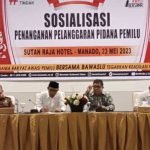 Bawaslu Sulut Gelar Sosialisasi Penanganan Pelanggaran Pidana Pemilu