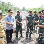 Danrem 044/Gapo Tinjau Sasaran TMMD ke 116 Kodim Palembang