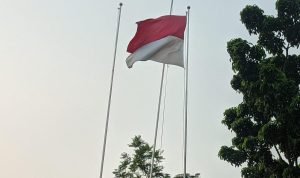 Miris! Bendera Merah Putih Lusuh dan Robek Berkibar di AEON Mall BSD City
