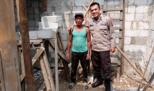 Polmas RW, Kasium Polsek Jawilan Polres Serang Aipda Firman Sambang Warga Himbau Kamtibmas