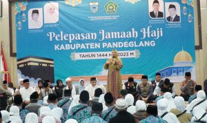 Jemaah Haji Kloter 16 Diberangkatkan, Bupati Irna: Gunakan Kesempatan Baik Untuk Ibadah