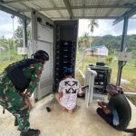 Agar Signal di Pedalaman Papua Lancar, Ini yang Dilakukan Satgas Yonif 143/TWEJ