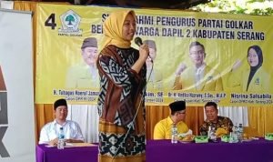 Konsolidasi Kader Golkar, Nisrina Salsabila Caleg DPRD Kabupaten Serang Temui Masyarakat Dapil II 