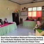 Risau Dengan Nasib Sekolah Madrasah, Kasi Penmad Kemenag Halteng Habiskan Waktu di Kecamatan Patani