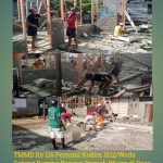 TMMD Ke 116, TNI Bersama Warga Gotong Royong Bangun Rumah Warga di Desa Yeisowo 