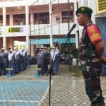 Jadi Pembina Upacara, Sertu Sujiman Minta Siswa SMA PGRI 2 Jauhi Narkoba dan Tawuran