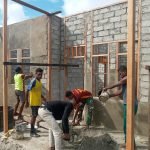 Proggres Pembangunan RTLH TMMD Ke-116 Kodim 1512/Weda Capai 50 Persen