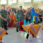 Serda Bimbi Monitoring Lomba Manggambar dan Menari di Balai Prajurit Lanud SMH