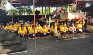 Polres Tabanan Laksanakan Upacara Tumpek Landep di Pura Kertha Bhuwana