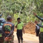 Pastikan Pengerjaan Sasaran Fisik Berjalan Baik, Dansatgas Tinjau Lokasi TMMD ke 116 Kodim 0410/Sarko