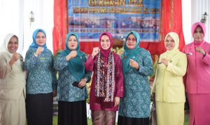Ketua Tim Penilai Lomba PKK Tingkat Sumbar Ny Amelia Audy Kunjungi Nagari Padang Bintungan