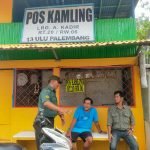 Cegah Pencurian, Babinsa Serka Agusman Himbau Warga Tingkatkan Siskamling