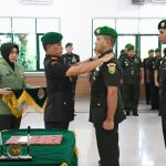 Danrem Brigjen TNI Naudi Nurdika Pimpin Sertijab Dandim 0403/OKU