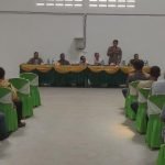 Kapolsek Jawilan Polres Serang Hadiri Pertemuan Warga Dengan Perusahaan Kawasan Industri di Desa Junti