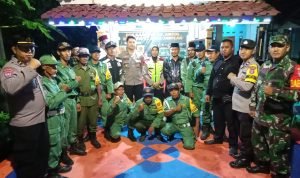Kapolsek Jawilan Polres Serang Menghadiri Giat Penilaian Lomba Pos Kamling Tingkat Polres Serang