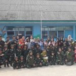 Babinsa Tuan Kentang Dampingi Kegiatan TK Junjung Biru di Markas Yonif Raider 200/BN