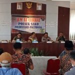 Danramil Kapten Czi Sarbanu Bersama Babinsa Sialang Hadiri Jum’at Curhat di Kantor Camat Sako